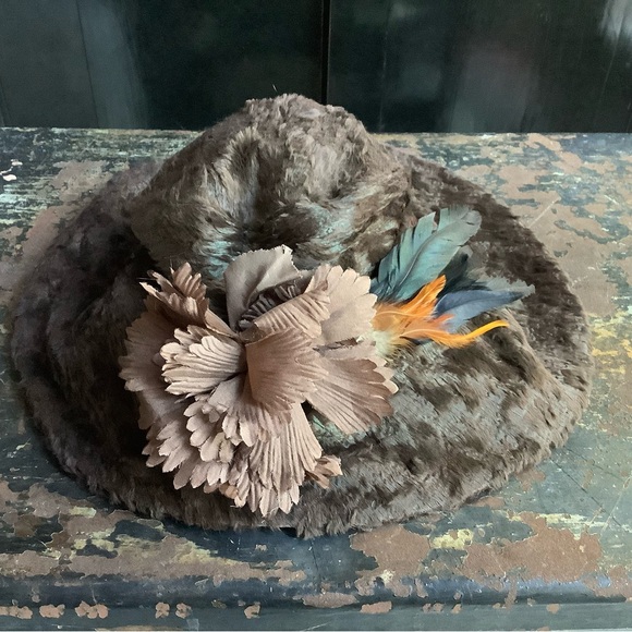 Vintage Gilles Francois Paris Hat Millinery Flower